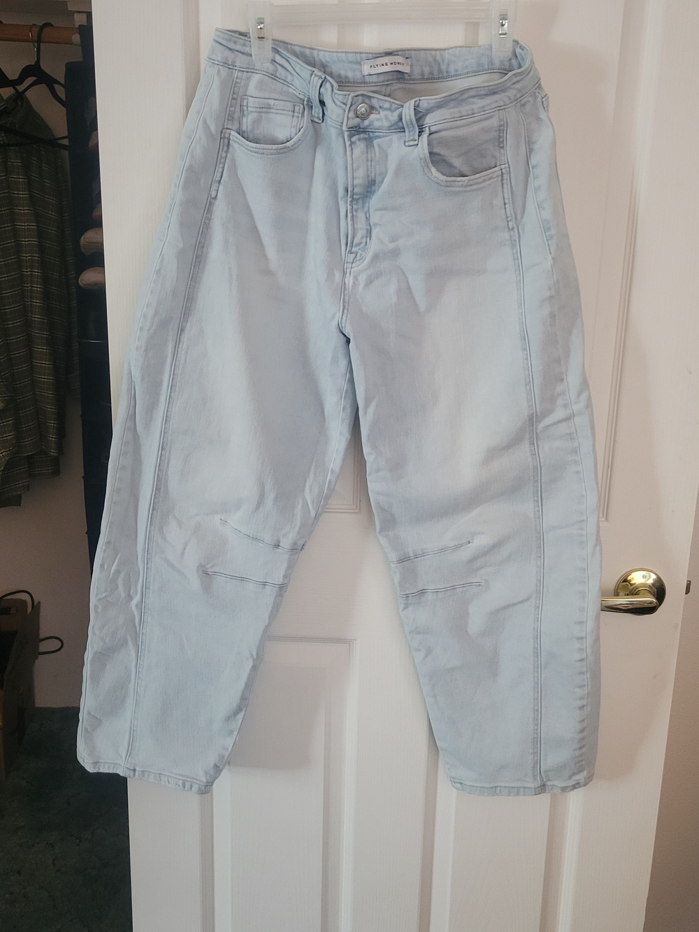 Flying Monkey Pale Blue Boyfriend Jeans